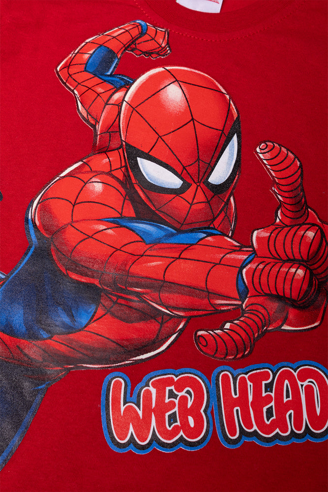 Spider-Man Short Sleeve Pyjama Set Red (1)