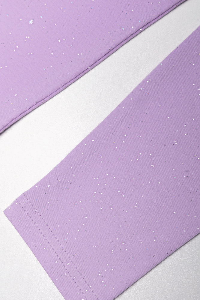 Glitter Leggings Purple