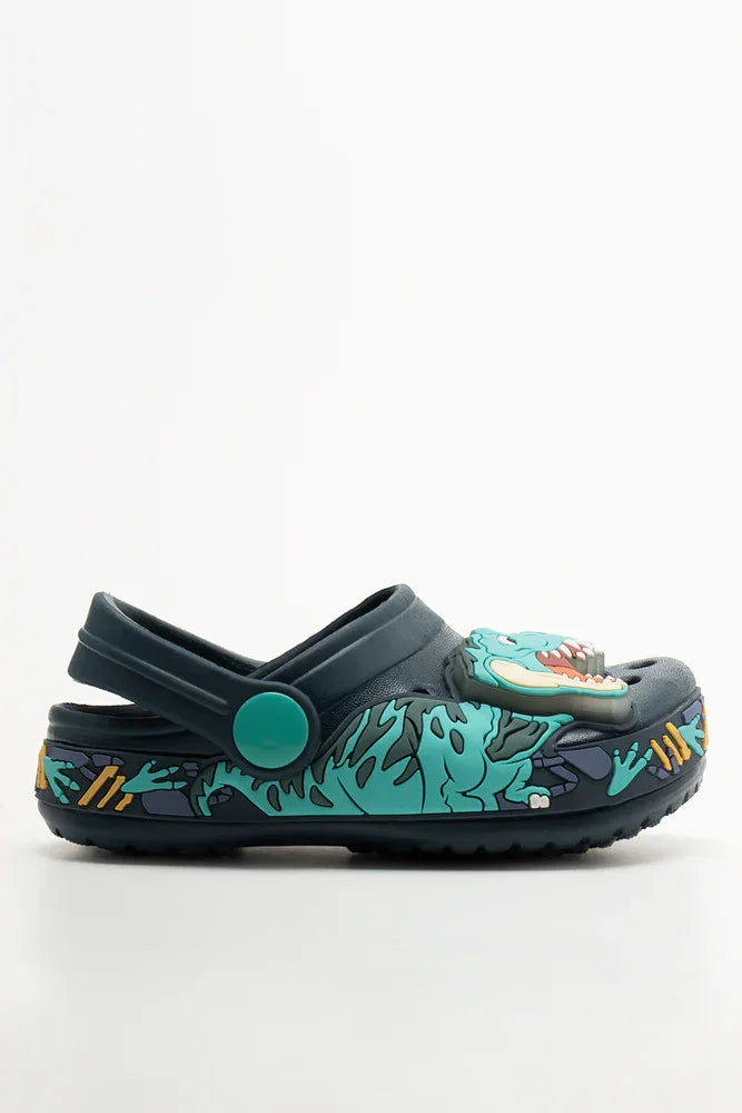 Dinosaur Clogs Navy (1)