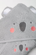 Koala 2 Piece Towel Grey (1)