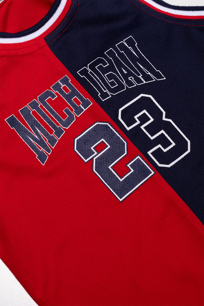 2 Piece Basket Ball Set Red (2)