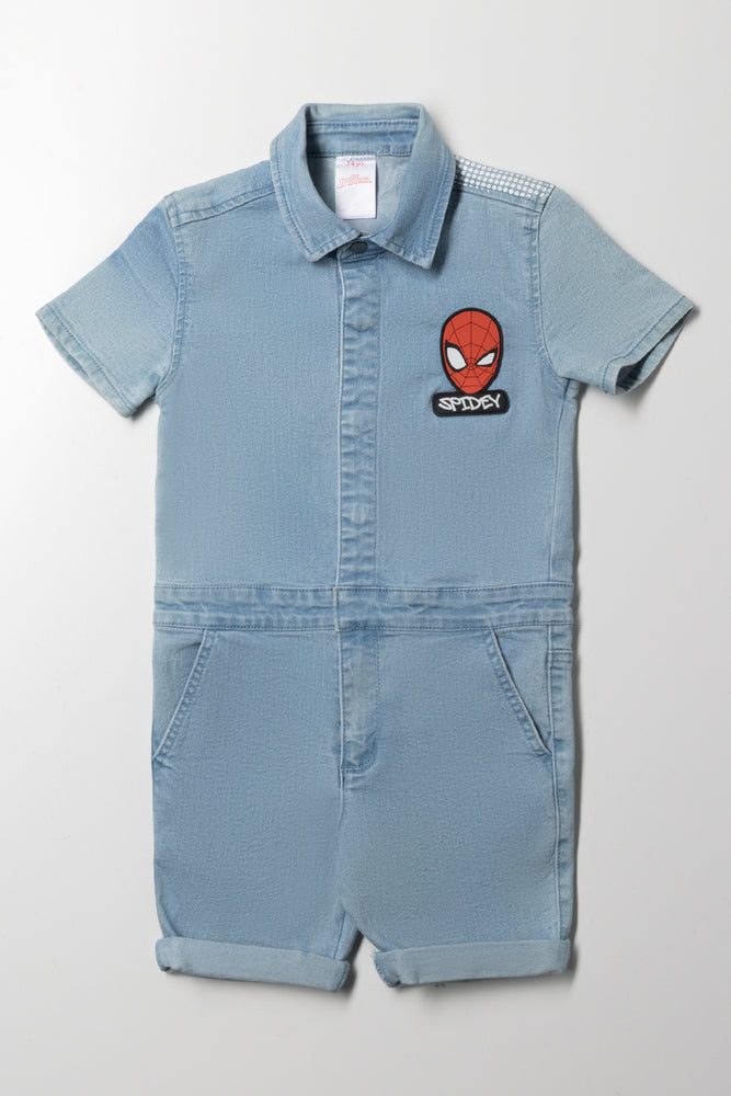 Spider-Man Denim Boilersuit Blue