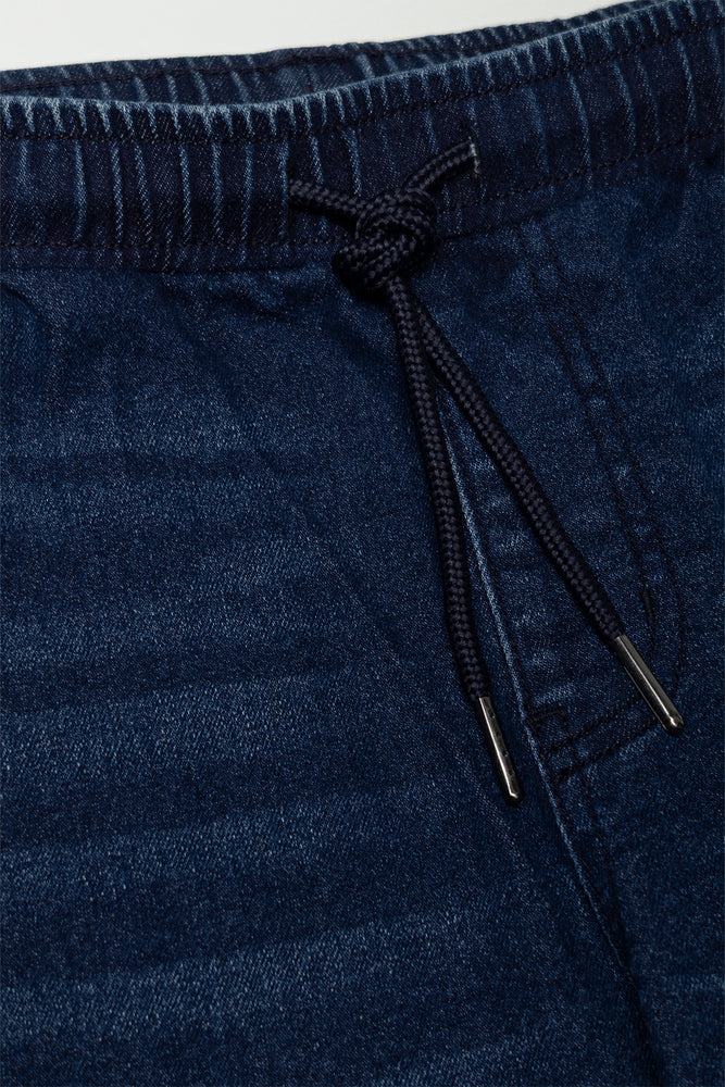 Cargo Denim Shorts Blue (1)