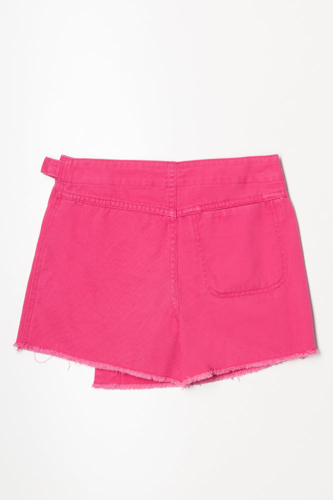 Ring Detail Skorts Pink (2)