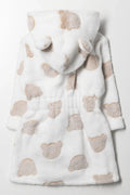 Embossed Bear Gown With Toy Natural (3)