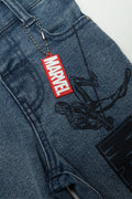 Marble Wash Skinny Denim Avengers Dark Blue (1)