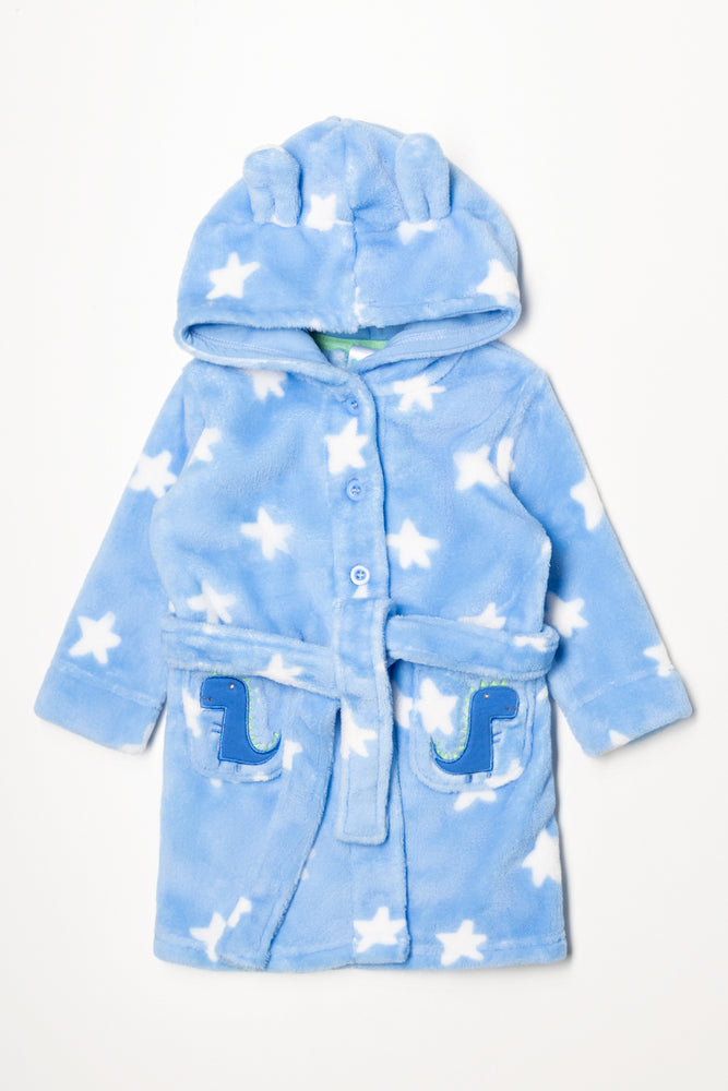 Dino Sleepwear Gown Blue