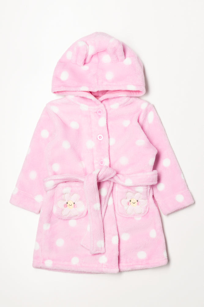 Polka Dot Gown Pink