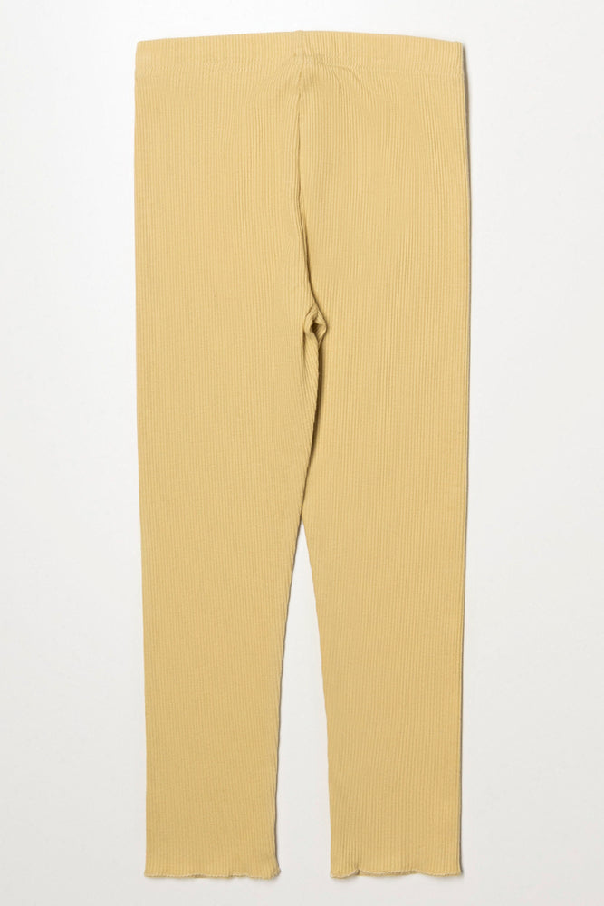 Ribs Leggings Yellow (2)