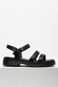 Double Strap Sandal Black (1)