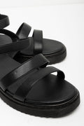 Double Strap Sandal Black (2)