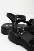 Double Strap Sandal Black (3)