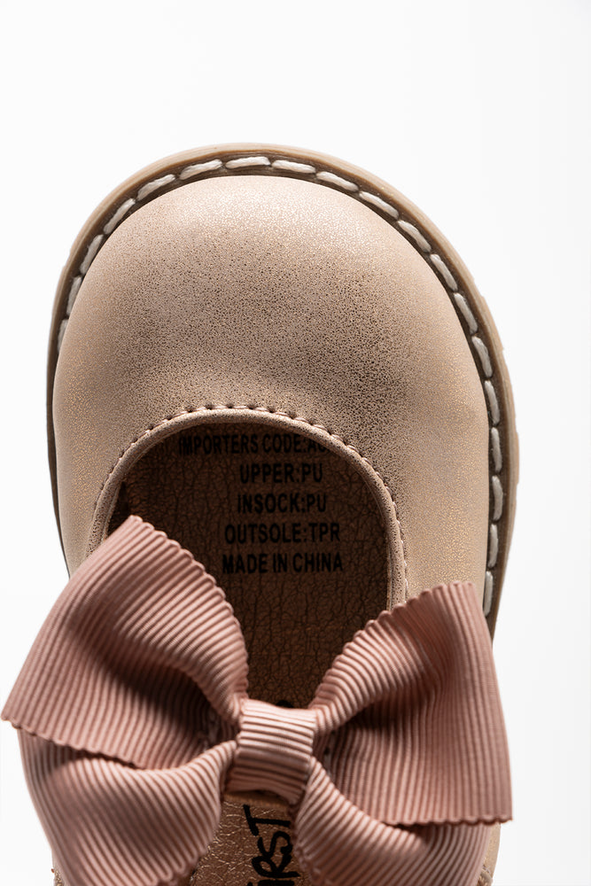 Bow Shoe Dusty Pink (4)
