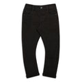 Bow Leg Denim Jeans Dark Grey (1)