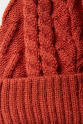 Chunky Beanie Rust (1)