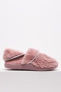 Plush Fur Slipper Pink (1)