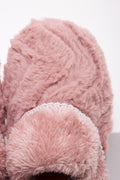 Plush Fur Slipper Pink (4)