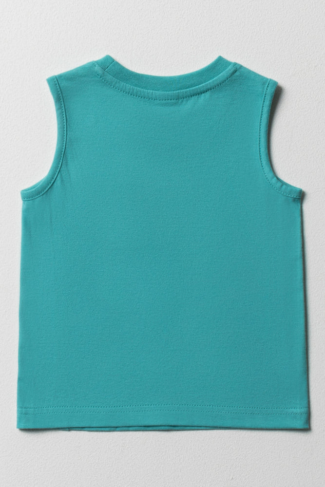 Sleeveless Vest With Pocket Blue (3)