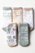 5 Pack Bear Socks Multi (1)