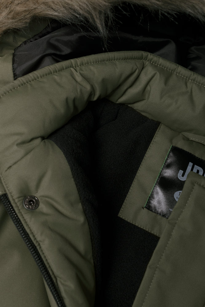 Puffer Parka Jacket Green (2)
