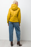 Hooded Puffer Jacket Yellow (2)