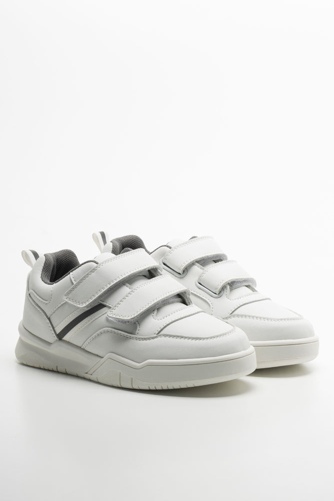 Leather Trainers White