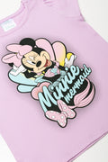 Minnie Mouse 2 Pack Short Sleeve T-Shirt White And Pink (1)