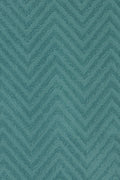 Textured Fringe Guest Towel Blue (2)