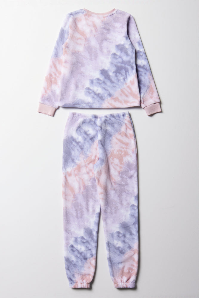 Snooze Long Sleeve Pyjamas Pink (3)
