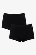 2 Pack Seamfree Panties Black