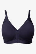 Plus Size 2 Pack Smooth Non Padded Wire Free Bras Blue (2)