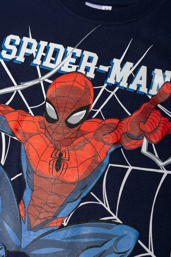 Spider-Man Short Sleeve T-Shirt Navy