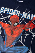 Spider-Man Short Sleeve T-Shirt Navy (1)