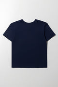 Spider-Man Short Sleeve T-Shirt Navy (2)