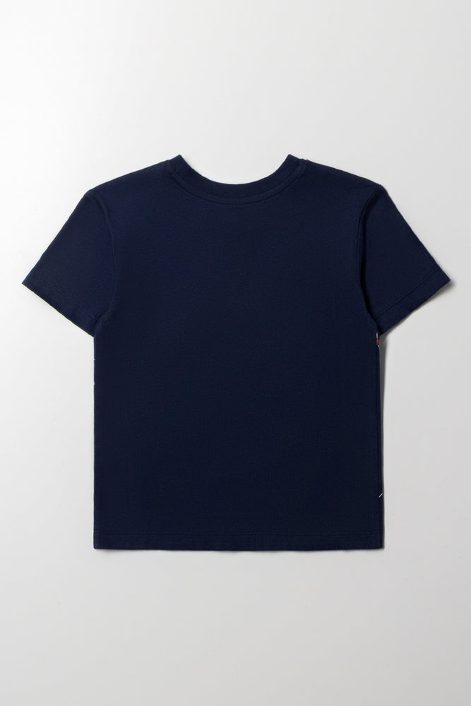 Spider-Man Short Sleeve T-Shirt Navy (2)
