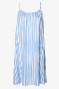Strappy Dress Blue & White