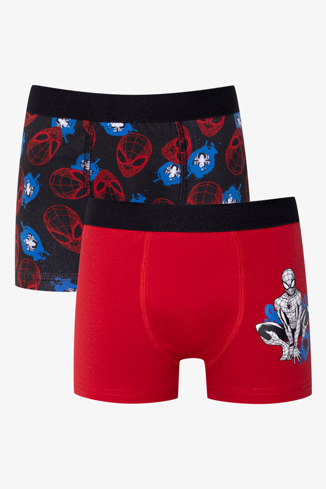 Spider-Man 2 Pack Knit Boxer Red