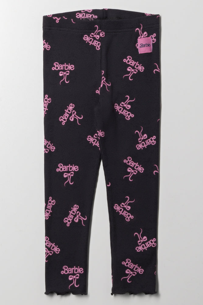 Barbie Rib Long Legging Grey