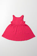 Big Bows Baby Doll Dress Cerise (2)