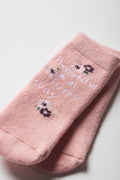 5 Pack Butterfly And Flower Socks Pink (1)