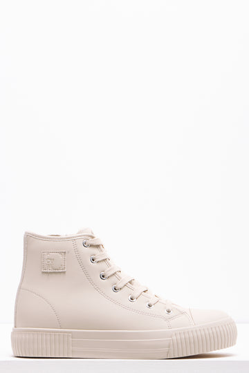 Tonal High Top Sneaker Natural