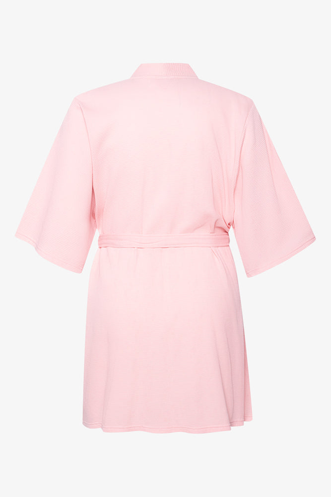 Waffle Gown Pink