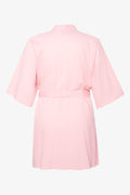 Waffle Gown Pink (1)