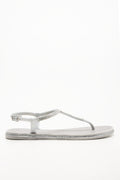 Jelly Thong Sandals Light Grey (1)