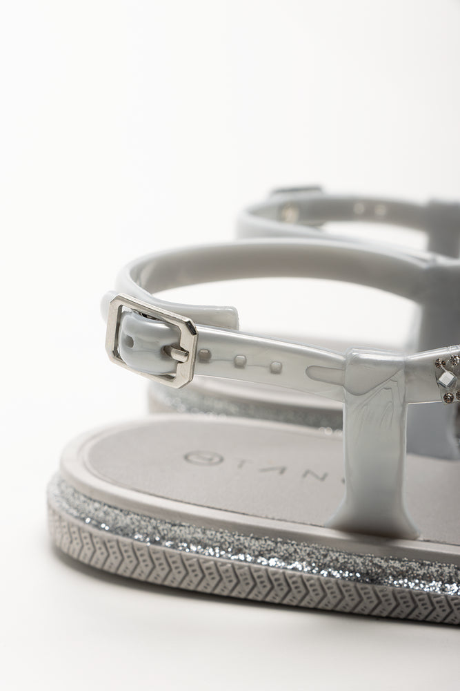 Jelly Thong Sandals Light Grey (3)