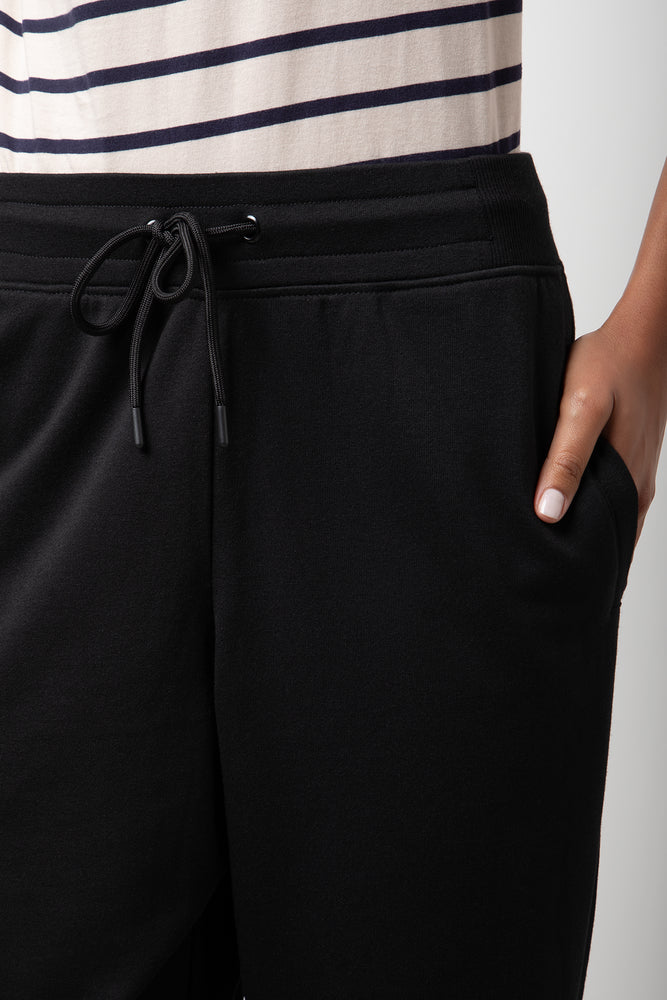 Fleece Jogger Black (4)