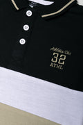 Colourblock Fashion Golfer Black And Sage (1)