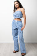 Strappy Cami Cotton Poplin Multi (1)