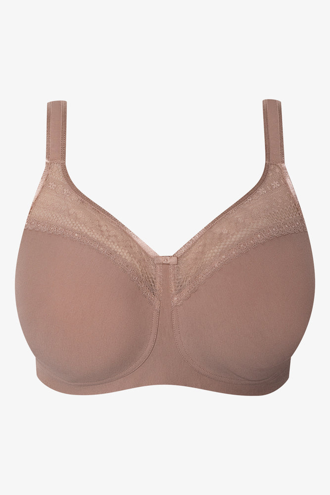 Wire Free Non Padded Bra Natural