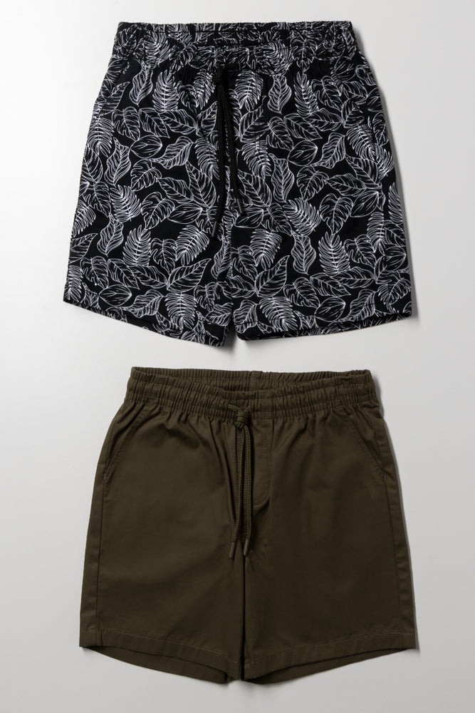 2 Pack Shorts Fatigue